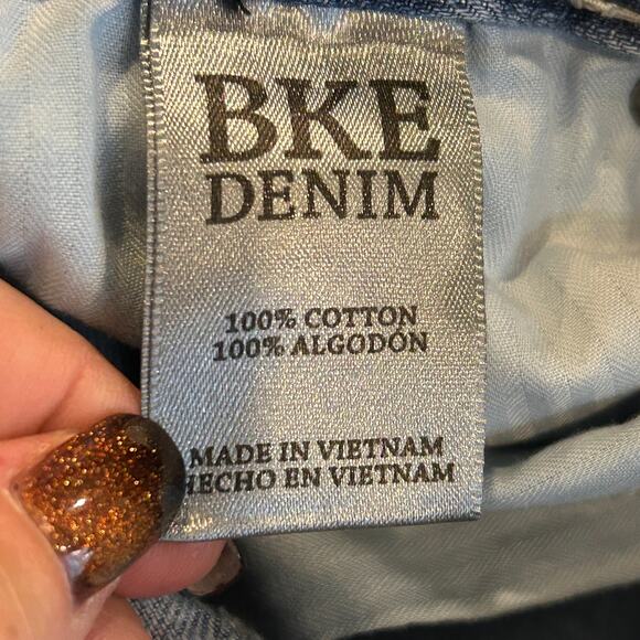 BKE Denim Jeans Carter Bootleg 32 Long - Picture 9 of 10